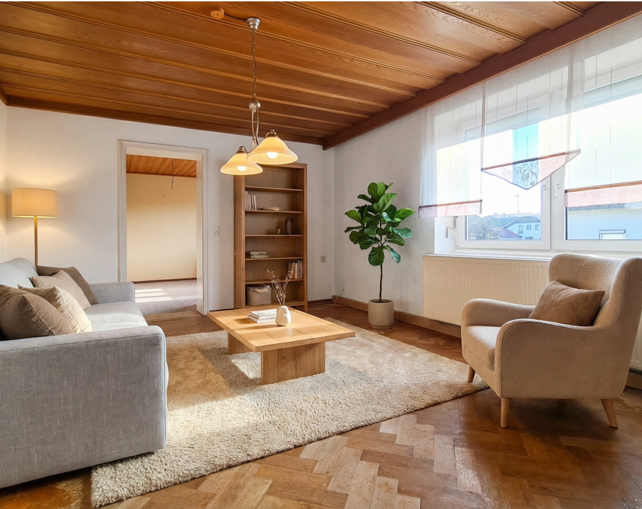 Wohnzimmer visualisiert