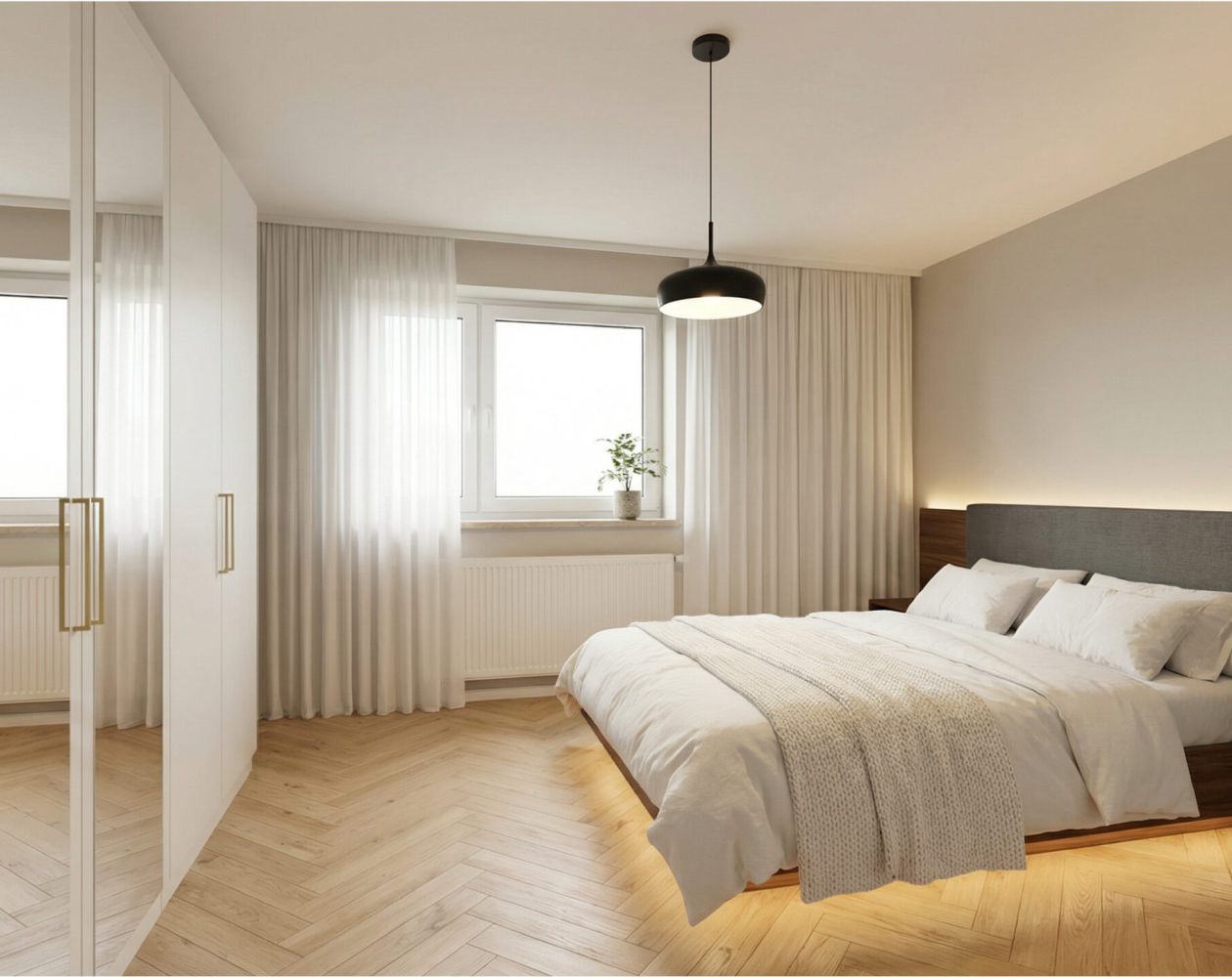 Schlafzimmer visualisert