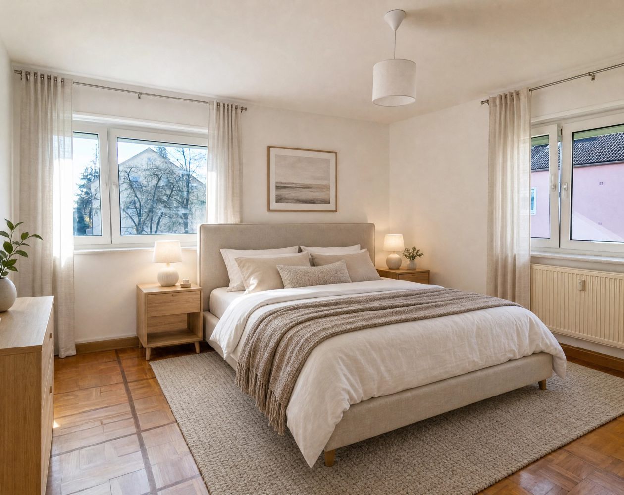 OG Schlafzimmer visualisiert