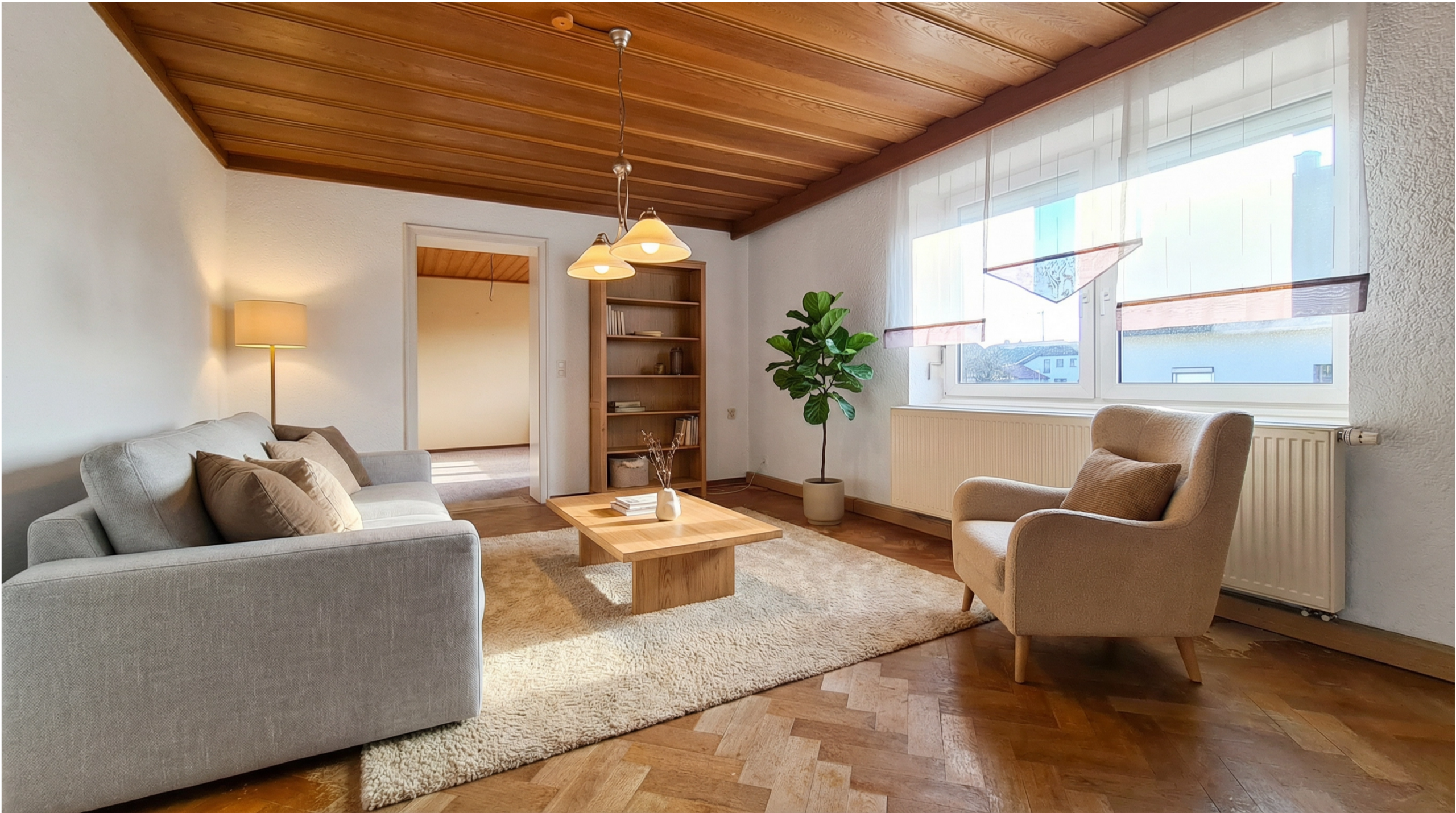 Wohnzimmer visualisiert