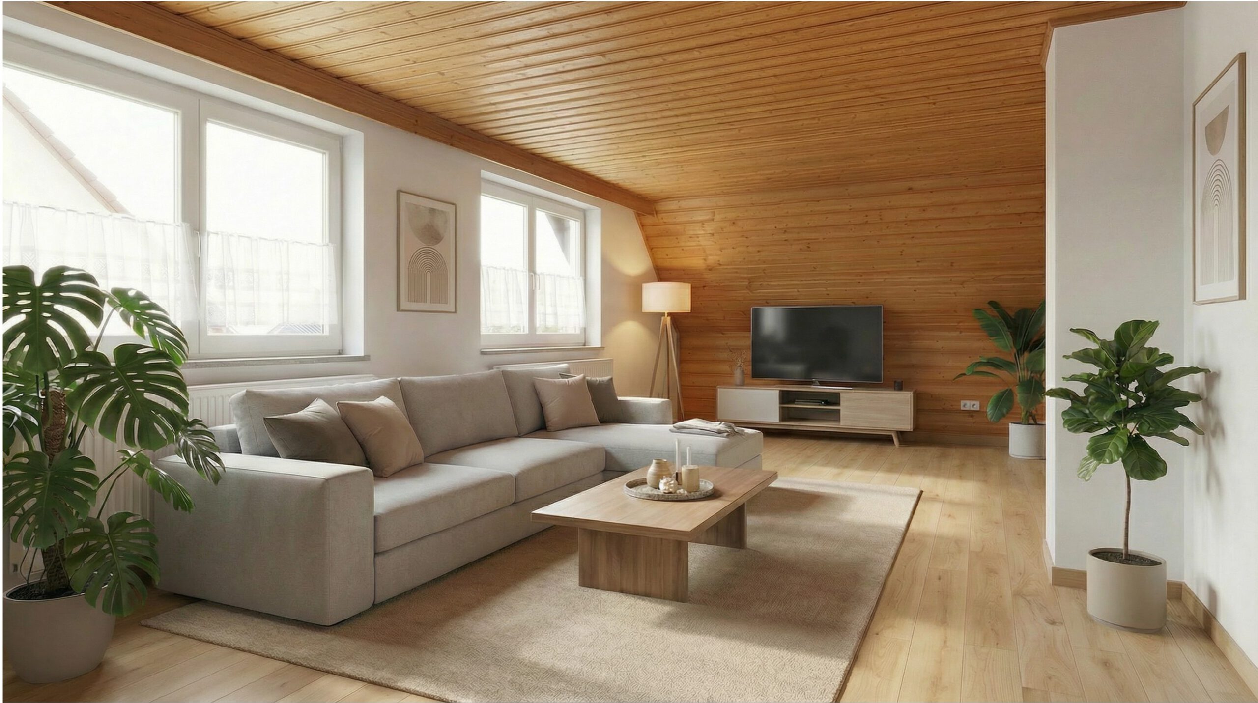 Wohnzimmer DG visualisiert