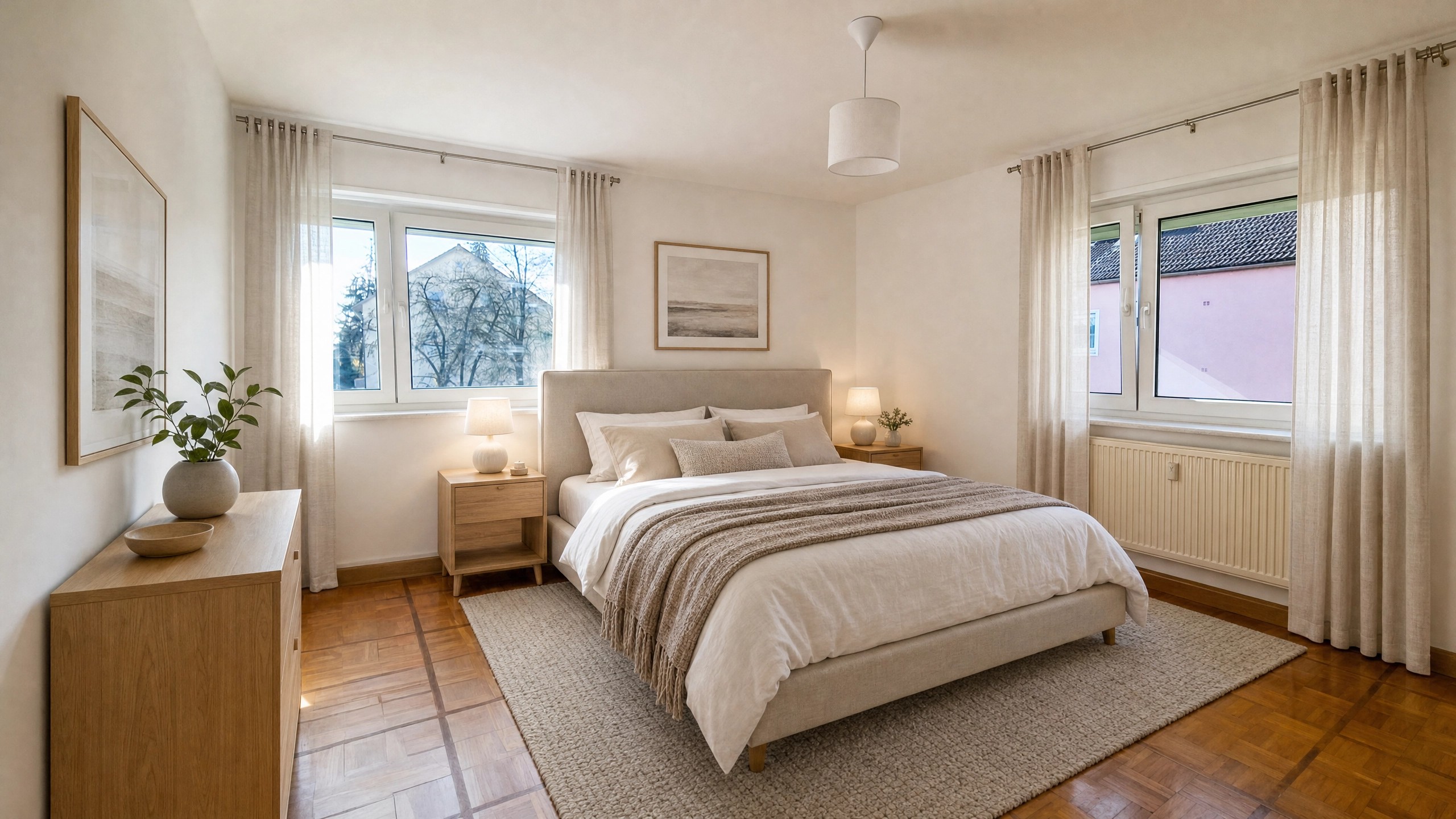 OG Schlafzimmer visualisiert
